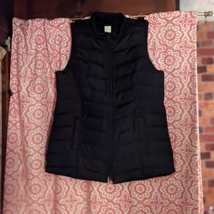 J. Jill Down Vest Black, Size L